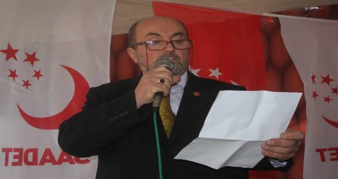 Saadet Partisi Kalkandere İlçe Başkanlığı kongresi