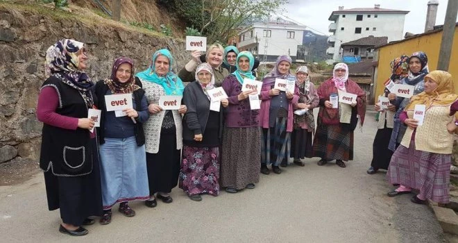 AK Parti Kadın Kolları Referandum Çalışmaları