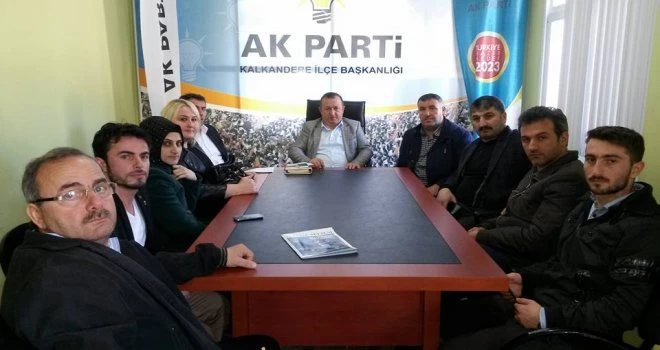 Ak Parti Kalkandere Teşkilatı toplantısı 