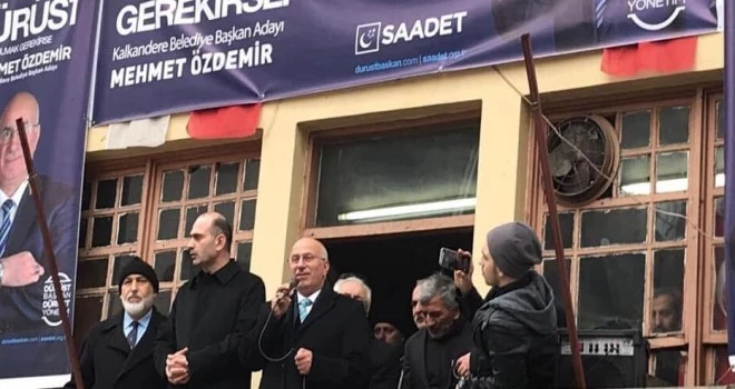 Kalkandere Saadet Partisi Yerel Seçim Çalışmaları Başladı