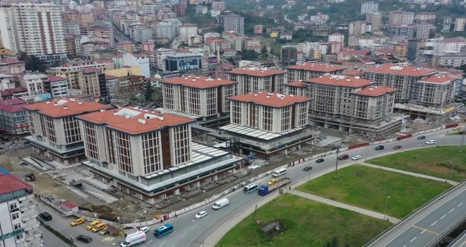 RİZE’DE KENTSEL DÖNÜŞÜM İNŞAATINDA SONA GELİNDİ