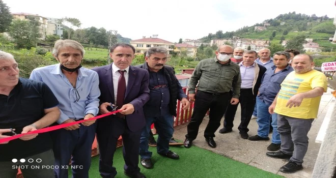 Kalkandere Spor lokalinin açılışı yapıldı