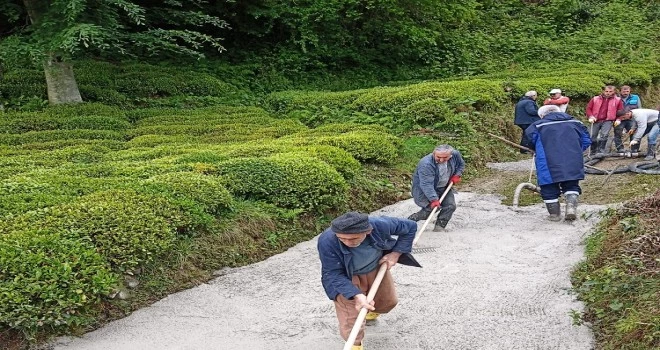 Seyrantepe Köyümüzün Köy içi Çağlayan Bağlantı yolu Beton döküm işlemi tamamlandı.