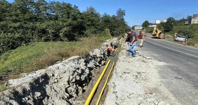 Doğalgaz Ana Şebeke Bağlantı Çalışmamız Hızla Sürüyor