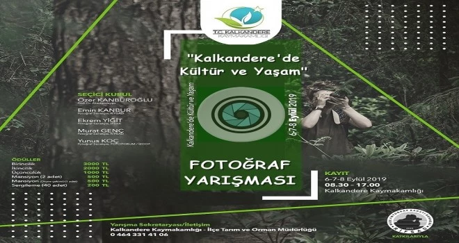 Kalkandere’de Kültür ve Yaşam  Konulu Fotoğraf Yarışması