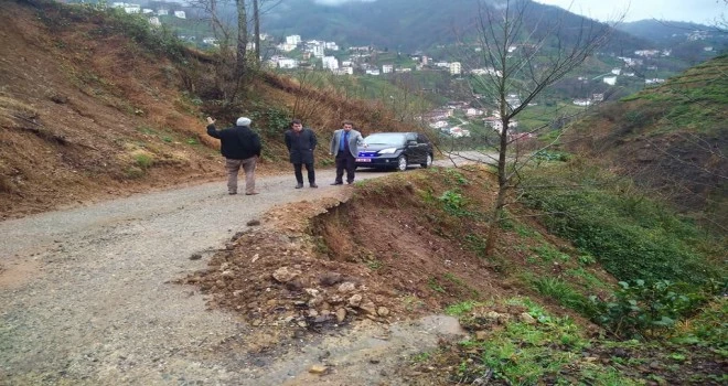 Kalkandere Kaymakamı Köylerde İncelemelerde Bulundu