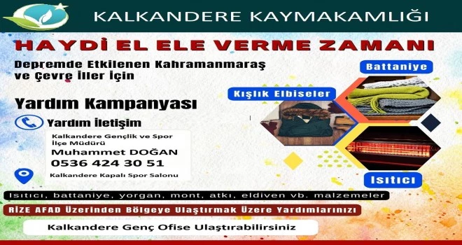 HAYDİ EL ELE VERME ZAMANI