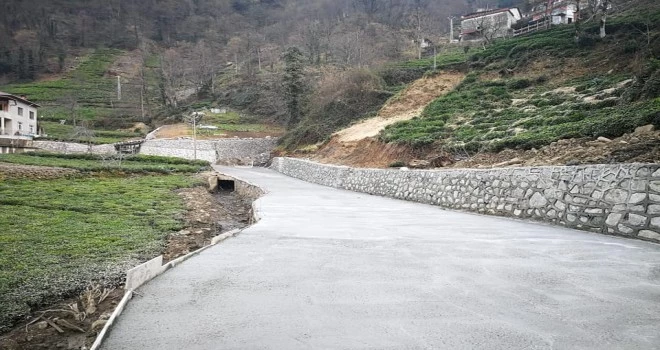 Kalkandere Çağlayan Köyü Yol Çalışmaları