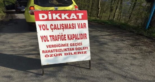 Dülgerli Köyünde yol çalışması