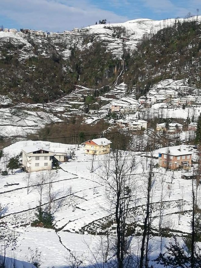 2021 Kalkandere kış manzaraları