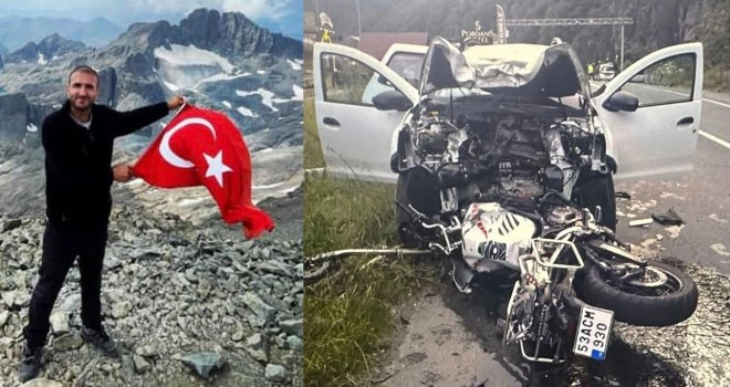 Rize’de Trafik Kazası 1 Ölü