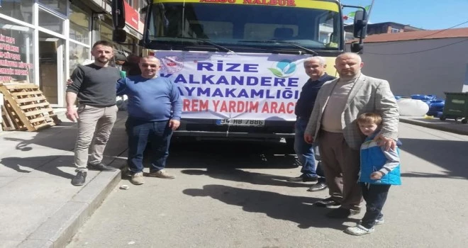 Kalkandere ve İkizdere Kaymakamlığı ortak yardım Projesi