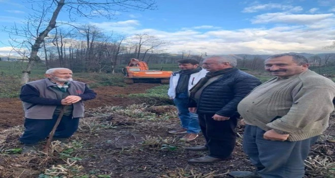 Dağdibi mahallesi Öztürkler mevkiinde yol yapım çalışmasi