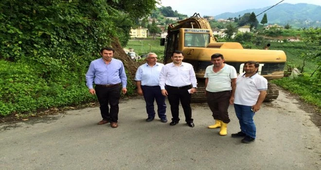 Kalkandere Dülgerli Köyü Yol Çalışması