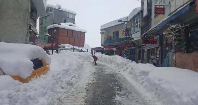 Kalkandere Kar Yağışı Son Durum