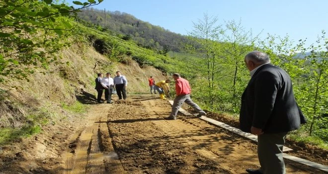 Kalkandere kaymakamı Çalışmaları Yerinde İnceledi