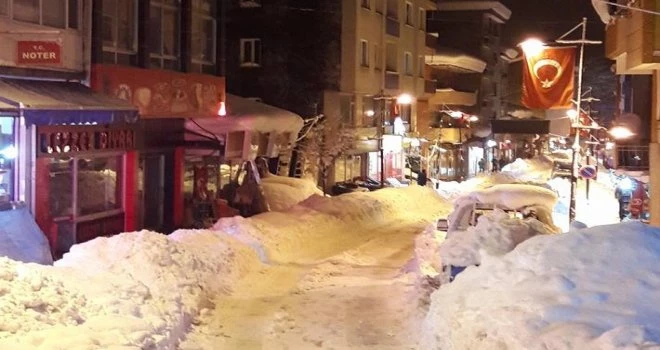 Kalkandere Yoğun Kar Yağışı