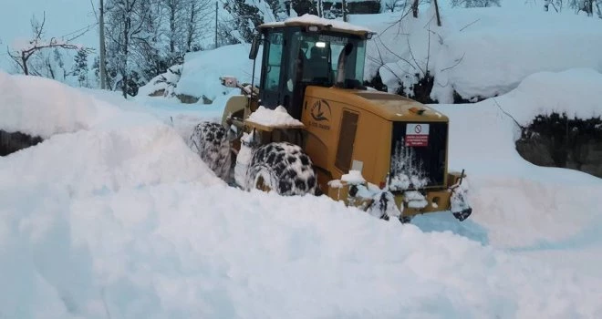 Kalkandere Yolbaşı Köyü Kar Temizleme